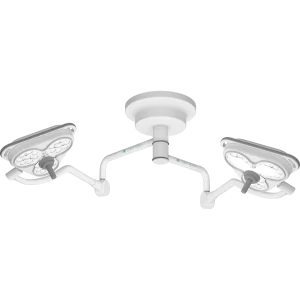 Foco Cirúrgico de Teto LED DOIS BRAÇOS (DUPLEX) 3LEV-3LEV (130.000 + 130.000 LUX)
